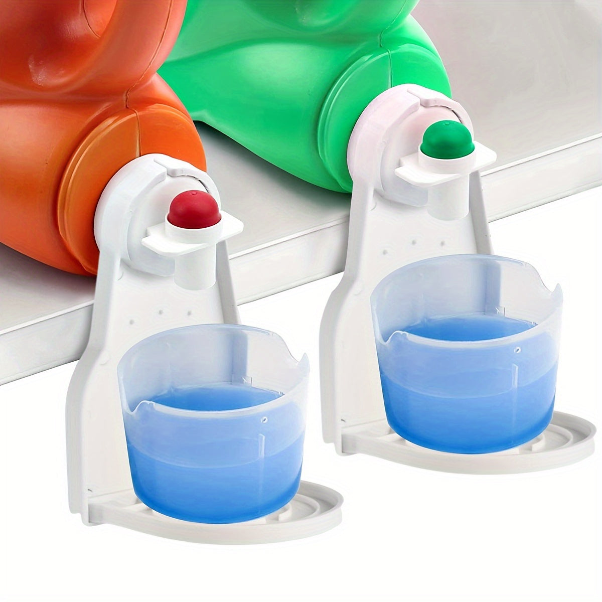 Laundry Detergent Cup Holder Portable Tight On Bottle Spouts