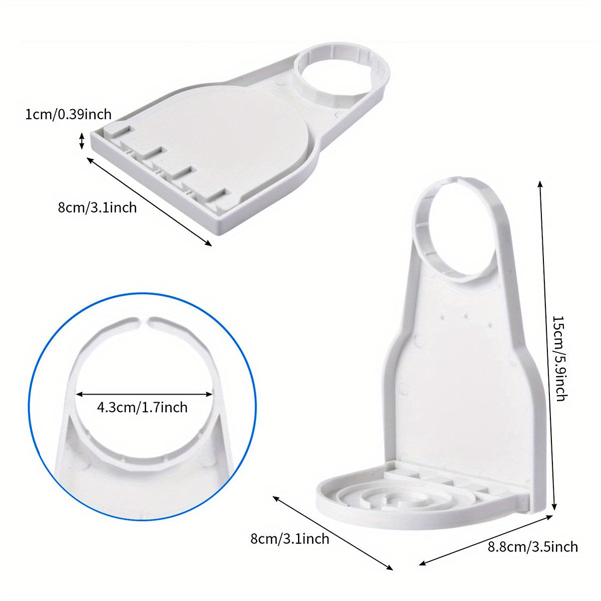 Laundry Detergent Cup Holder Portable Tight On Bottle Spouts