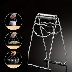 Stainless Steel Outdoor Kitchenware Set with Bowl Remover & Steamer Clip