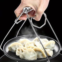 Stainless Steel Outdoor Kitchenware Set with Bowl Remover & Steamer Clip