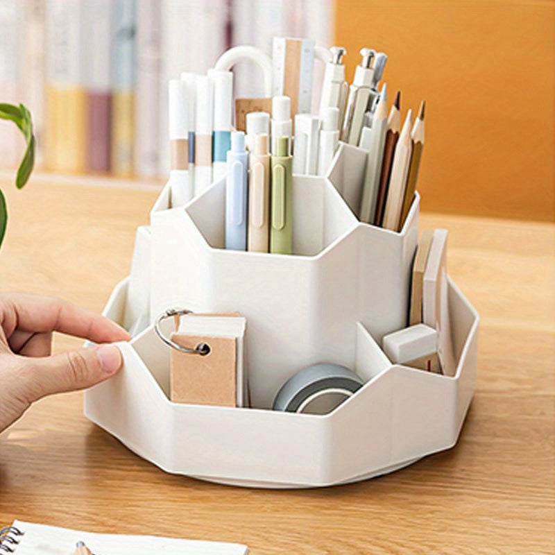 Desktop Pen Holder and Makeup Brush Organizer for Home Office
