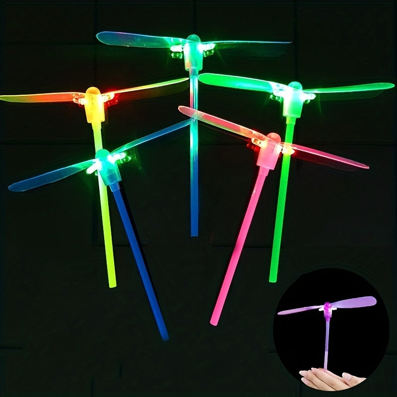 5pcs Luminous Bamboo Dragonfly Flying Toys For Party Camping