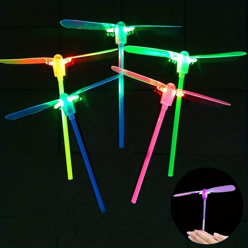 5pcs Luminous Bamboo Dragonfly Flying Toys For Party Camping