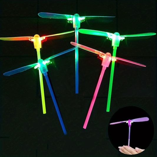 5pcs Luminous Bamboo Dragonfly Flying Toys For Party Camping