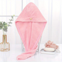 Microfiber Hair Towel Water Absorbent Hair Drying Towel Bath Towel