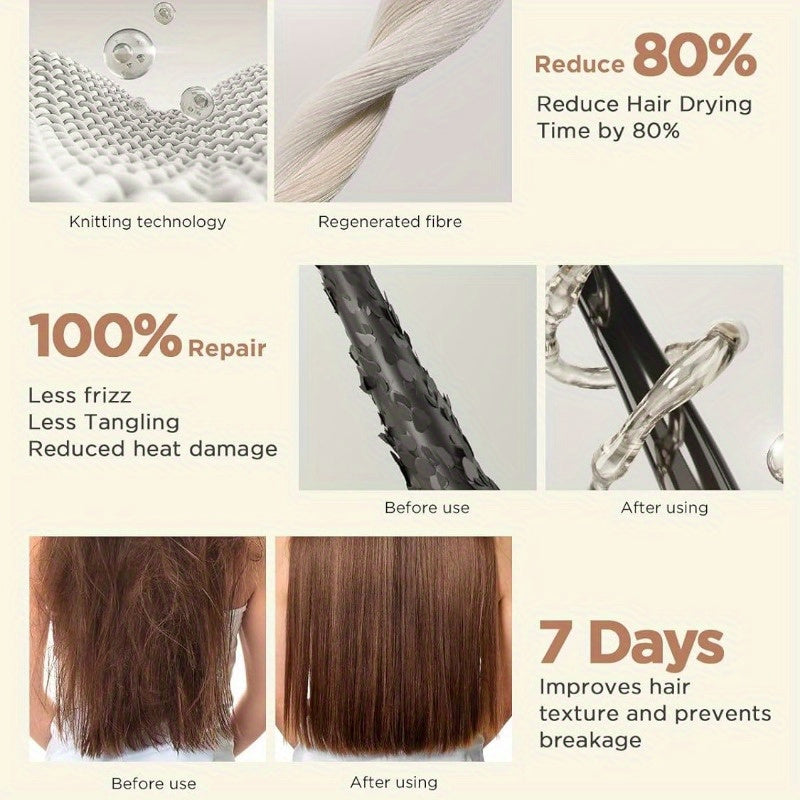 Microfiber Hair Towel Water Absorbent Hair Drying Towel Bath Towel