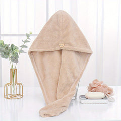 Microfiber Hair Towel Water Absorbent Hair Drying Towel Bath Towel