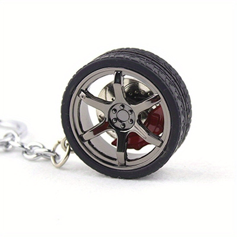 Car Wheel Tire Key Chain Keyring Pendant