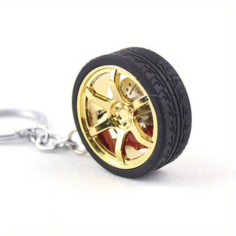 Car Wheel Tire Key Chain Keyring Pendant