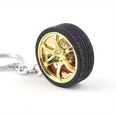 Car Wheel Tire Key Chain Keyring Pendant