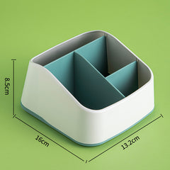 Minimalist Desktop Storage Box for Office Supplies and Remote Controls