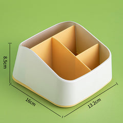 Minimalist Desktop Storage Box for Office Supplies and Remote Controls