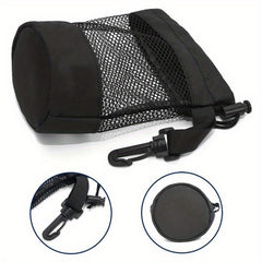 Golf Mesh Bag Single Side Drawstring Strap w/ Pocket