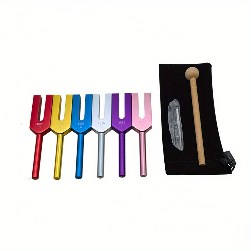 4096HZ High Frequency Aluminum Alloy Tuning Fork for Yoga Meditation