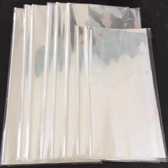 40 Sheets Transparent Packaging Glass Paper Fresh Flower Bouquet Water Resistant