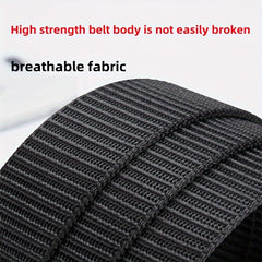 Metal Buckle Nylon Belt for Outdoor Sports Men