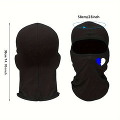 Breathable Balaclava Heart Printed Mask Motorcycle Head Cover Full Face Mask