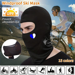 Breathable Balaclava Heart Printed Mask Motorcycle Head Cover Full Face Mask