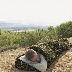 Envelope Camo Sleeping Bag Winter Warm Cotton Bag For Camping
