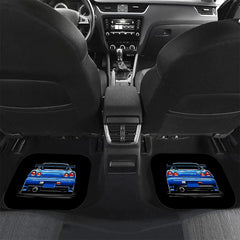 4pcs Sport Car Pattern Car Seat Cover Set