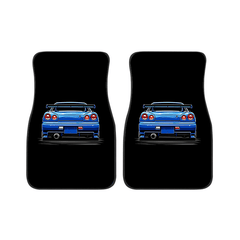 4pcs Sport Car Pattern Car Seat Cover Set