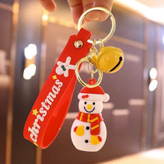 Santa Claus Bell Keychain - Christmas Pendant Gift