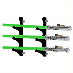 2pcs Wall Mounted Sword Racks Acrylic Display Brackets for Swords Light Saber