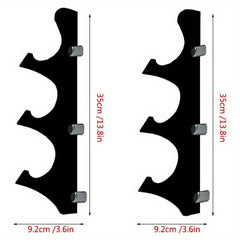2pcs Wall Mounted Sword Racks Acrylic Display Brackets for Swords Light Saber