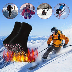 2 Pairs Warm Comfortable Socks for Fishing Camping Hiking Skiing