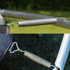 20pcs Trampoline Springs Set Heavy Duty Galvanized Steel T Hook