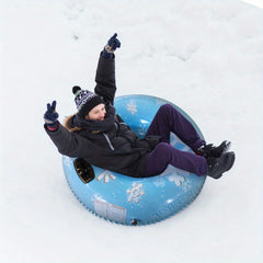 Inflatable Skiing Board Snow Tube for Outdoor Winter Fun