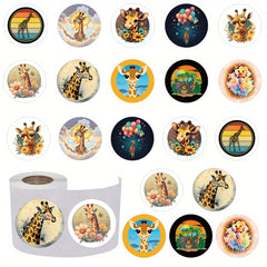 500pcs Giraffe Funny Animal Stickers for Water Bottle Laptop Phone
