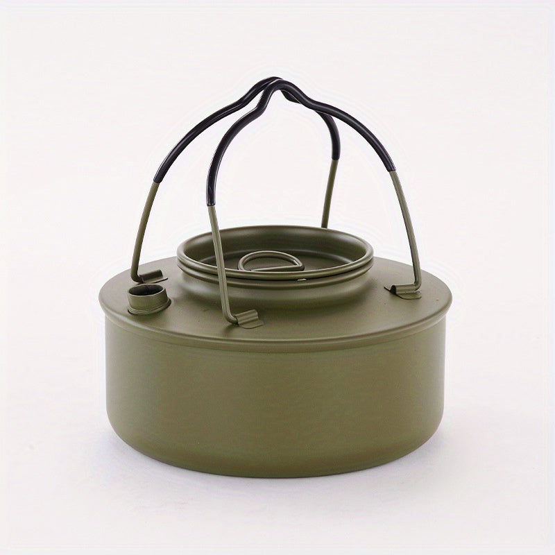Stainless Steel Camping Kettle 0 9L Portable Kettle For Outdoor Camping Picnic