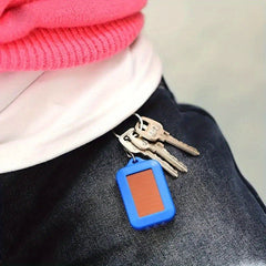 Portable Solar Rechargeable Mini Flashlight Keychain LED Strong Light