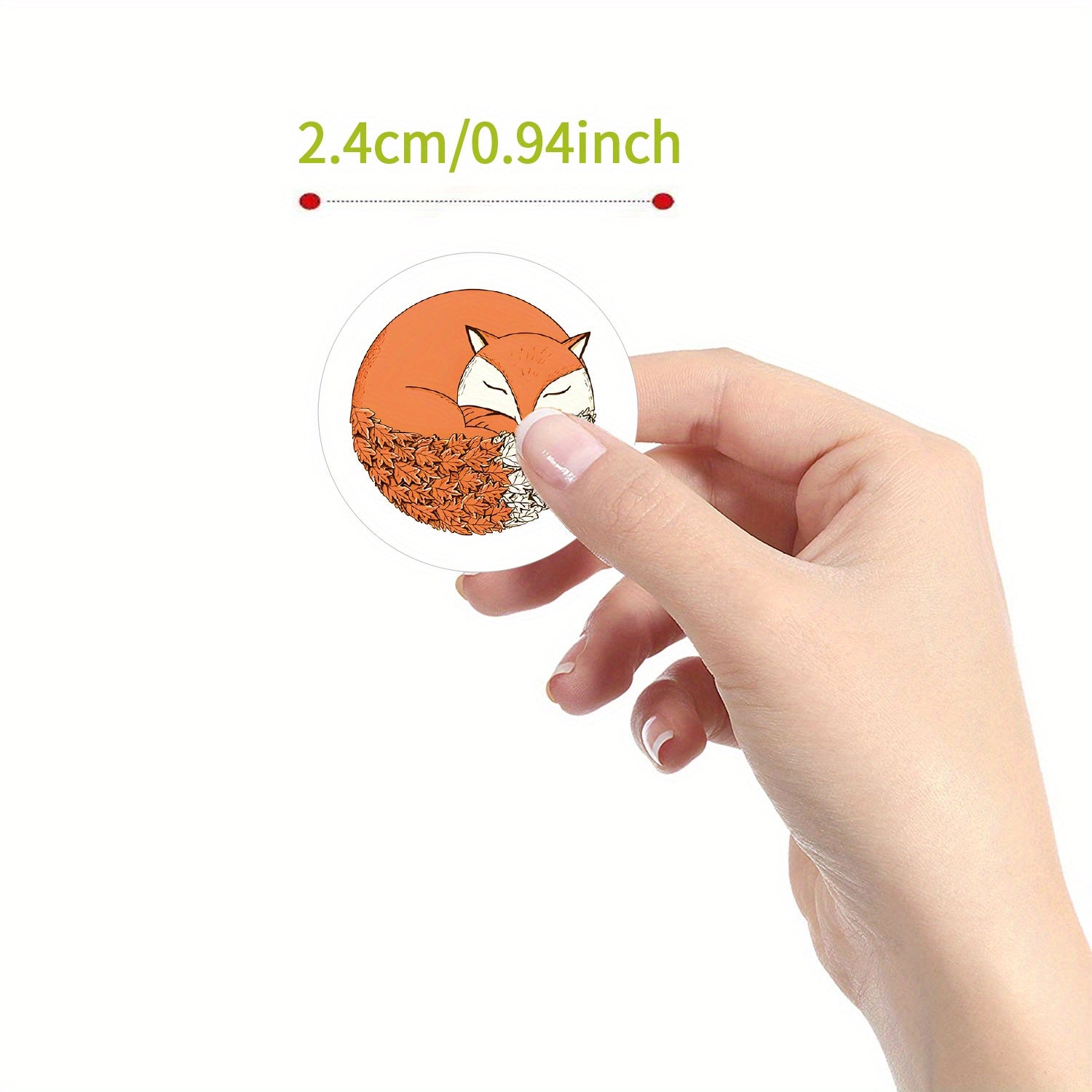500pcs Fox Animals Stickers Water Bottle Party Decoration