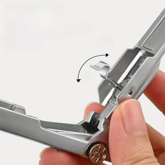 Stainless Steel Nail Clippers Multifunctional Fingernail Toenail Cutter