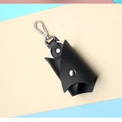 1pc Bat shaped Car Keychain PU Leather Folding Keychain Pendant