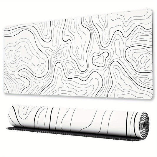 High Rubber Gaming Mouse Pad Abstract Texture Lines