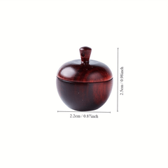 Wood Medicine Pill Box Mini Sandalwood Rescue Pill Case Tumbler