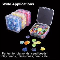 20pcs Plastic Storage Box Set for Jewelry, Earrings, Nails