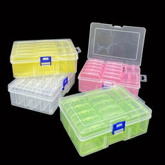 20pcs Plastic Storage Box Set for Jewelry, Earrings, Nails