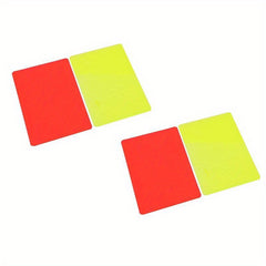 6pcs Football Referee Cards Yellow/Red Cards Durable