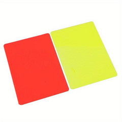 6pcs Football Referee Cards Yellow/Red Cards Durable
