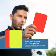6pcs Football Referee Cards Yellow/Red Cards Durable