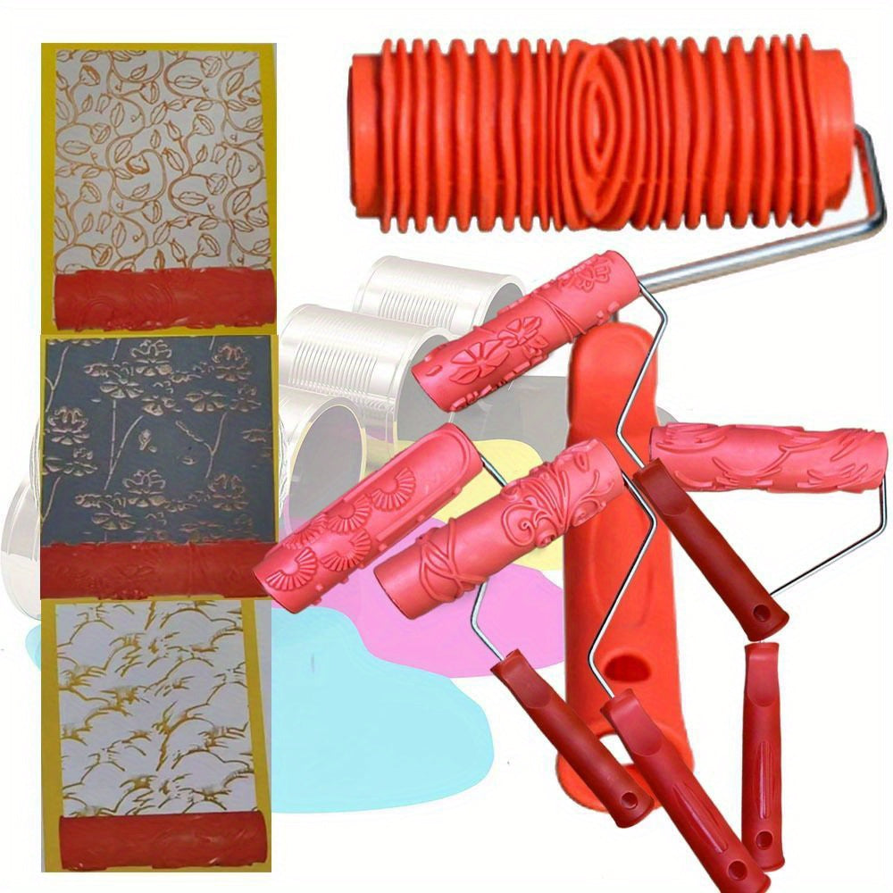 Wood Grain Paint Roller Decoration Tool Wall Brush Hand Tool DIY Home Decor