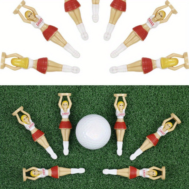 3pcs Golf Spike Women's Ball TEE Model Spike Holder Boxed Golf Supplies