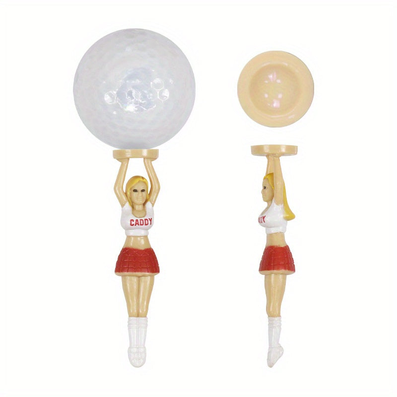 3pcs Golf Spike Women's Ball TEE Model Spike Holder Boxed Golf Supplies