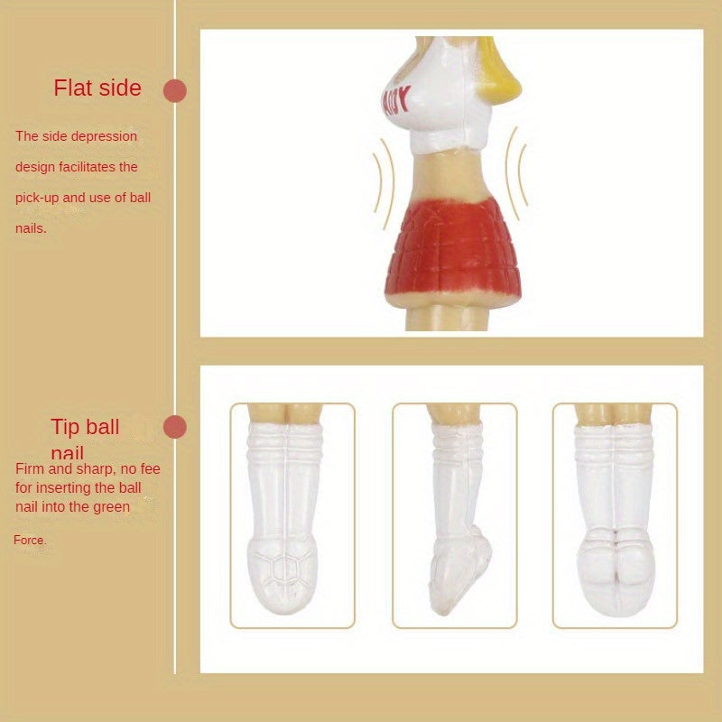 3pcs Golf Spike Women's Ball TEE Model Spike Holder Boxed Golf Supplies