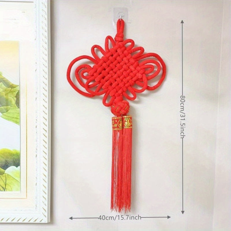 1pc Chinese Year Hanging Red Knot Tassels Lucky Fu Pendants
