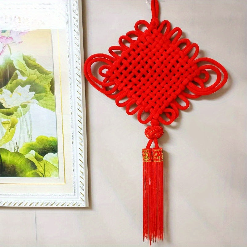 1pc Chinese Year Hanging Red Knot Tassels Lucky Fu Pendants